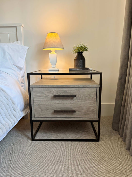 Pembroke Bedside Table Drawers - Taupe
