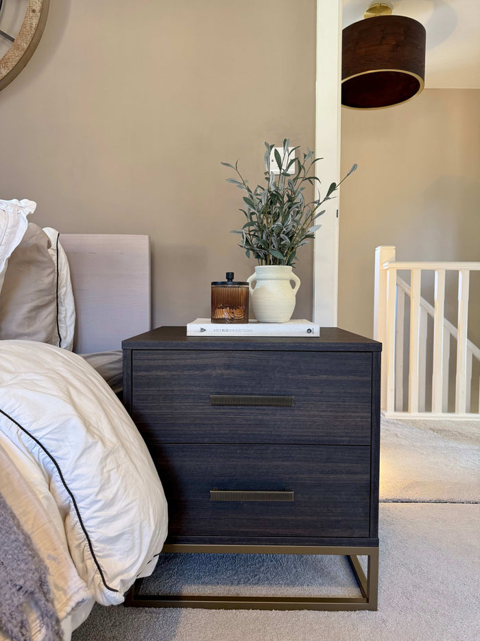 Stratford Bedside Table Drawers - Ebony