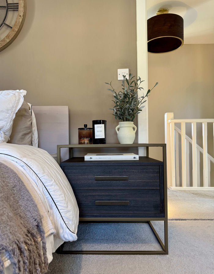 Pembroke Bedside Table Drawers - Ebony