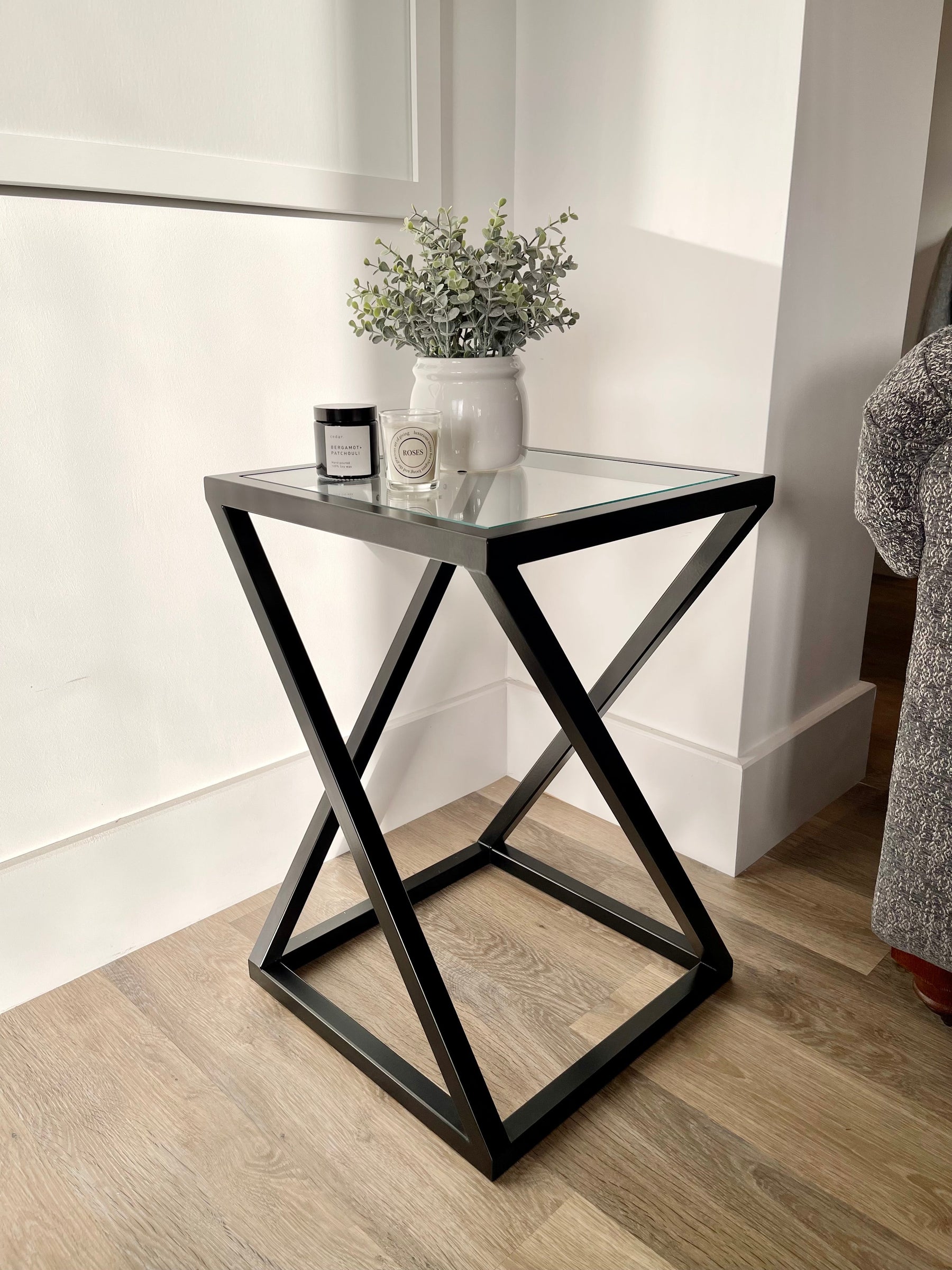 Gold Glass Metal Coffee Table UK — Rose And Walker