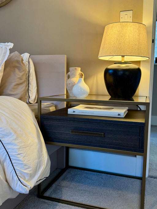 Berkley Bedside Table Drawers - Ebony