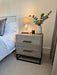 Stratford Bedside Table Drawers - Taupe
