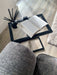 Glass Metal Sofa Laptop Table