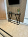 Twisted Console Table - Black