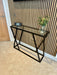 Twisted Console Table - Black