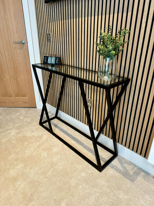 Twisted Console Table - Black