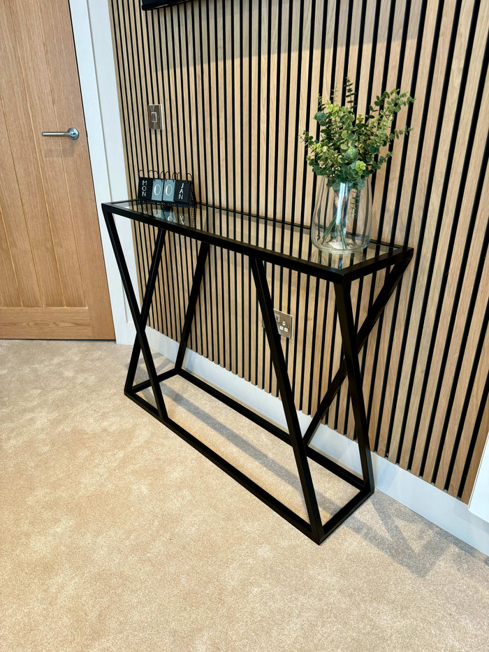 Twisted Console Table - Black