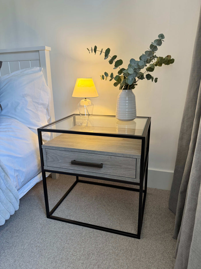 Berkley Bedside Table Drawers - Taupe