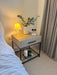 Langley Bedside Table Drawers - Taupe