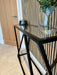 Twisted Console Table - Black