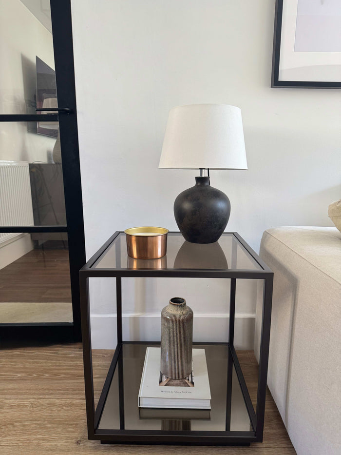 Amara Side Table - Dark Bronze