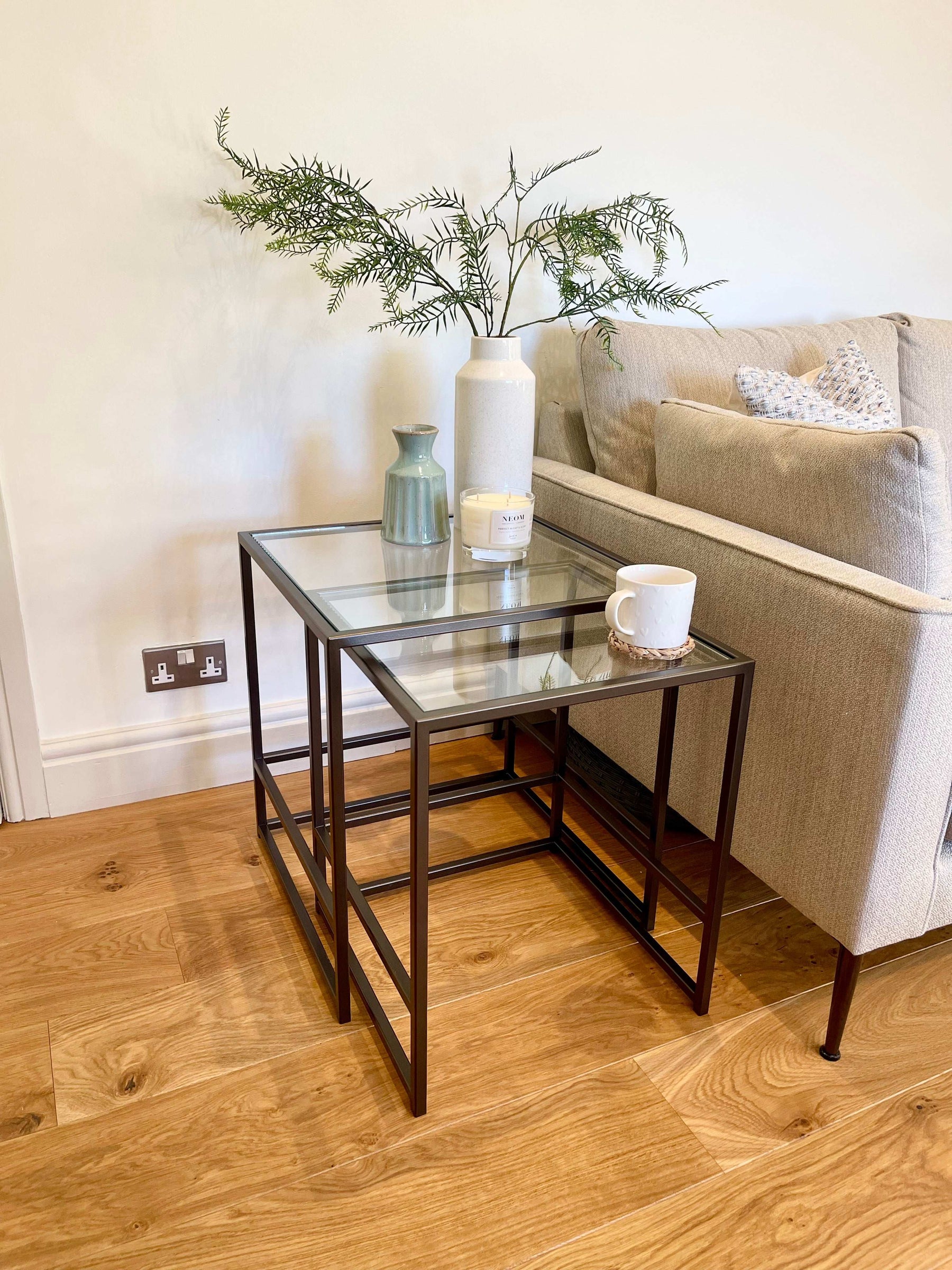 Modern Glass &amp; Metal Coffee Tables UK — Rose And Walker