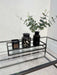Decorative Tray Metal Glass - Dark Bronze