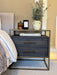 Pembroke Bedside Table Drawers - Ebony