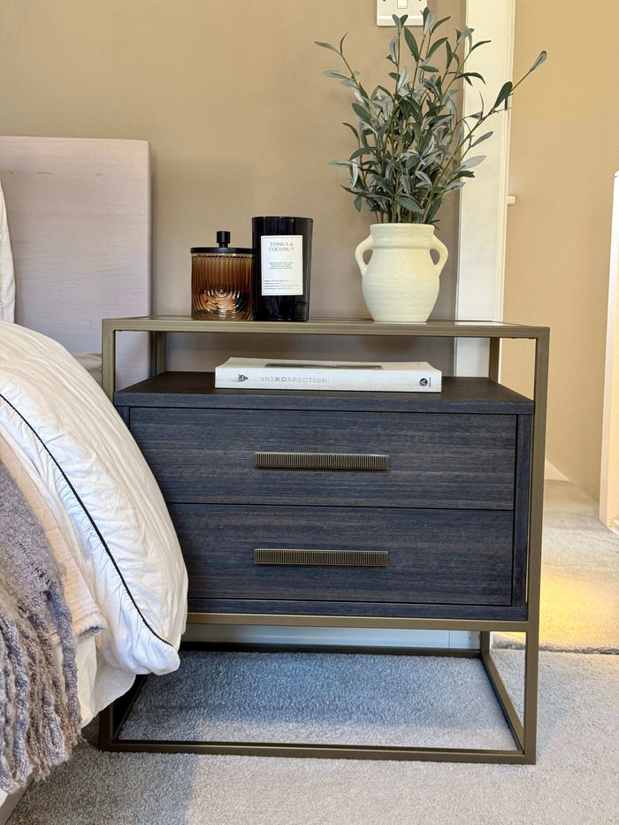 Pembroke Bedside Table Drawers - Ebony