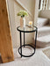 Avery Round Side Table Small - Black