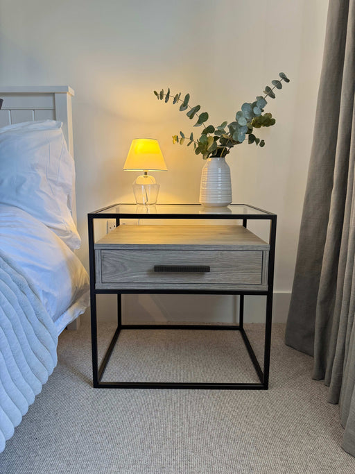 Berkley Bedside Table Drawers - Taupe
