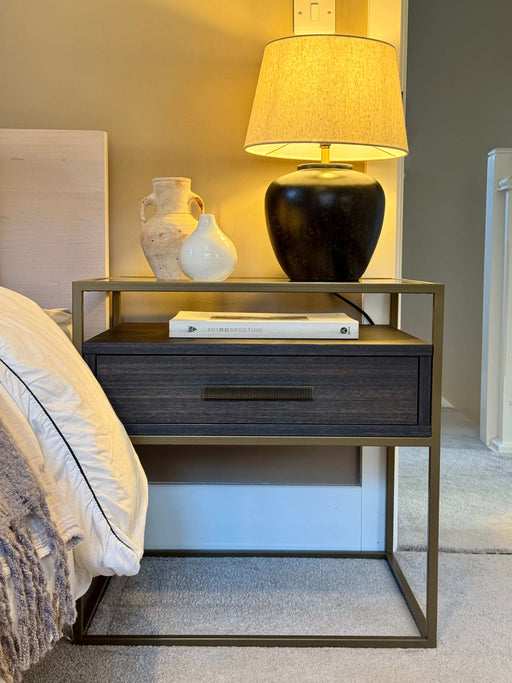 Berkley Bedside Table Drawers - Ebony