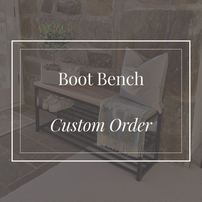 Hallway Boot Bench - Made To Measure