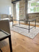 Madison Glass Metal Coffee Table - Dark Bronze