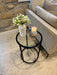 Avery Round Side Table Small - Black