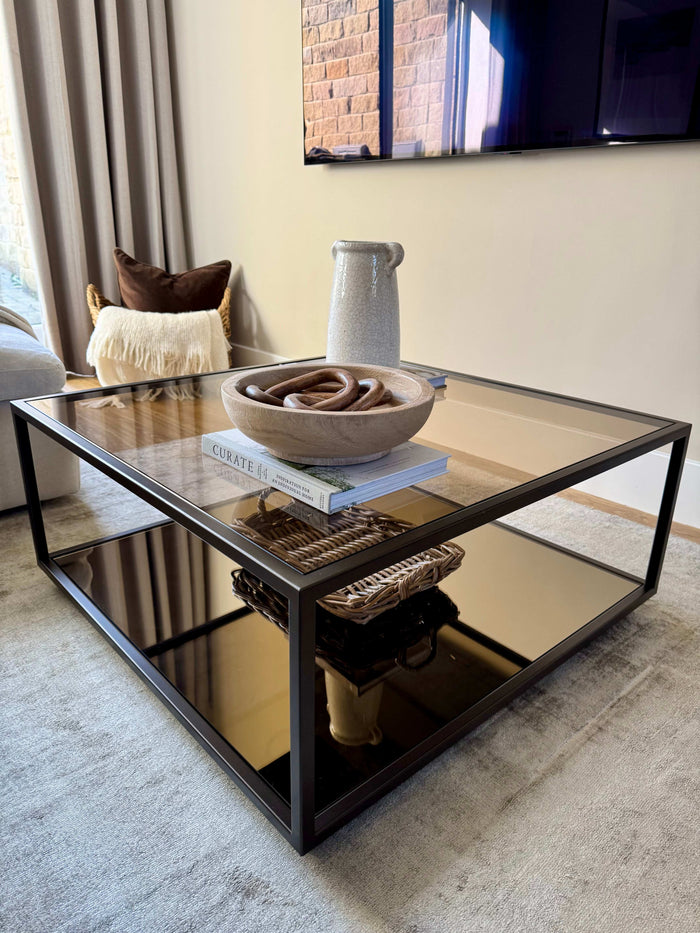 Amara Coffee Table - Dark Bronze