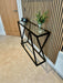 Twisted Console Table - Black