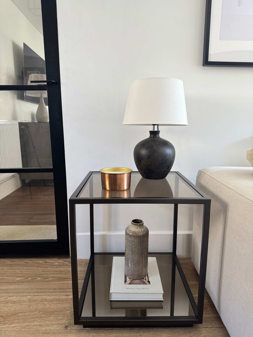 Amara Side Table - Dark Bronze