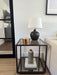 Amara Side Table - Dark Bronze