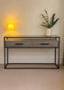 Berkley Console Table With Drawers - Taupe