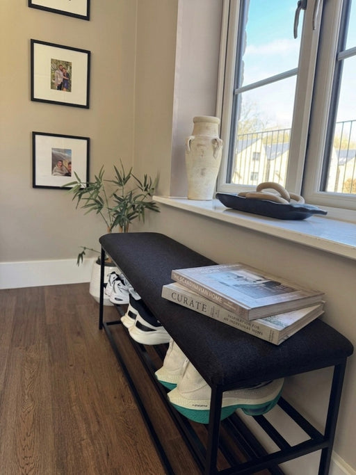 Sofia Bench With Storage - Black