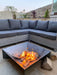 Fire Pit X - Fin Fire Pit - Handmade Fire Bowl Outdoor Garden Patio