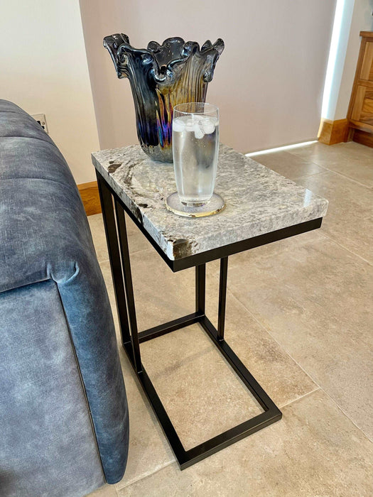 Marble Side Coffee Console End Table