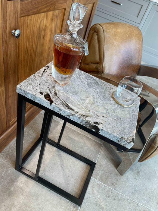 Marble Side Coffee Console End Table