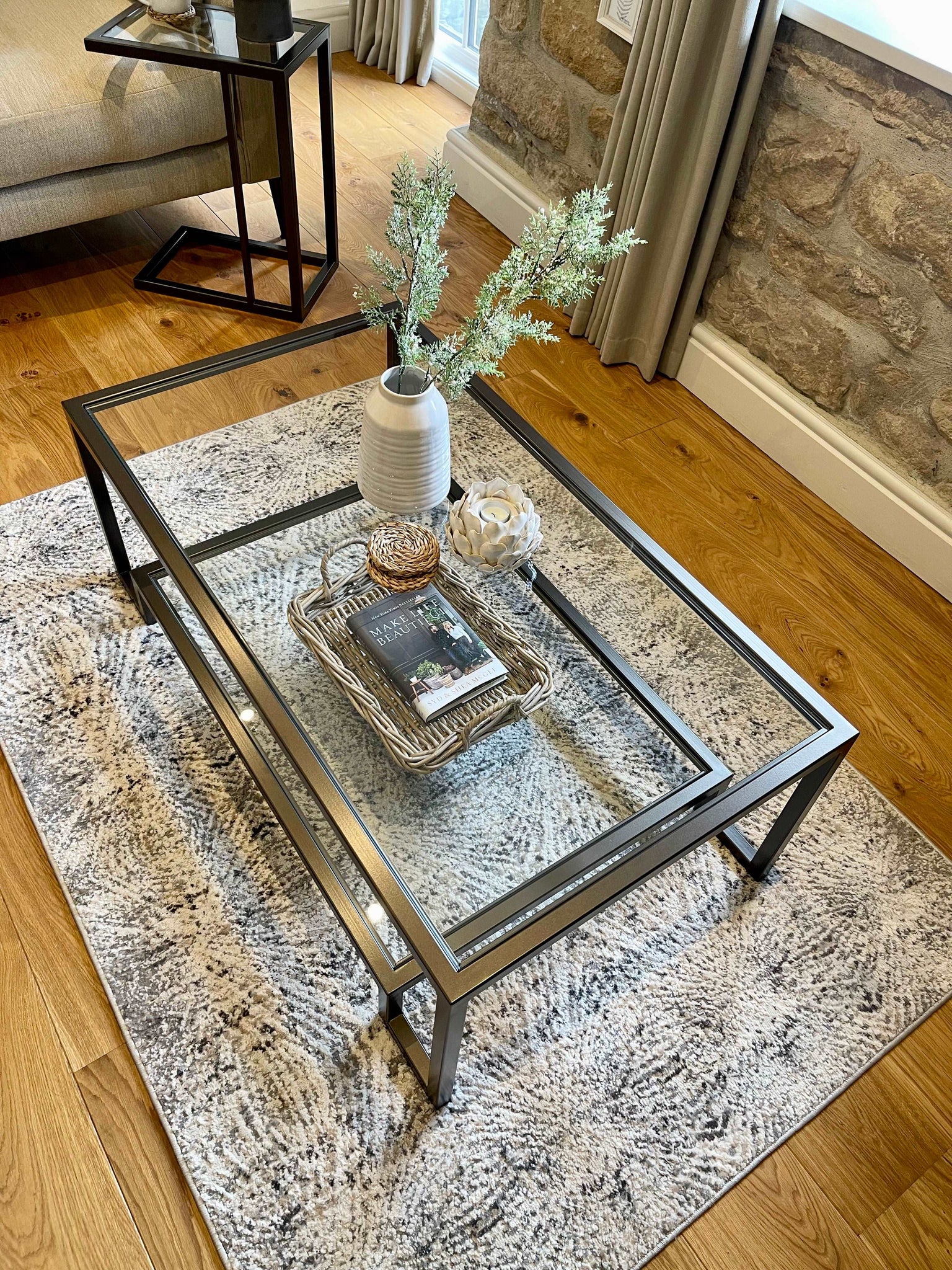 Modern Glass & Metal Coffee Tables UK — Rose And Walker