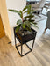 Metal Standing Square Planter Tall