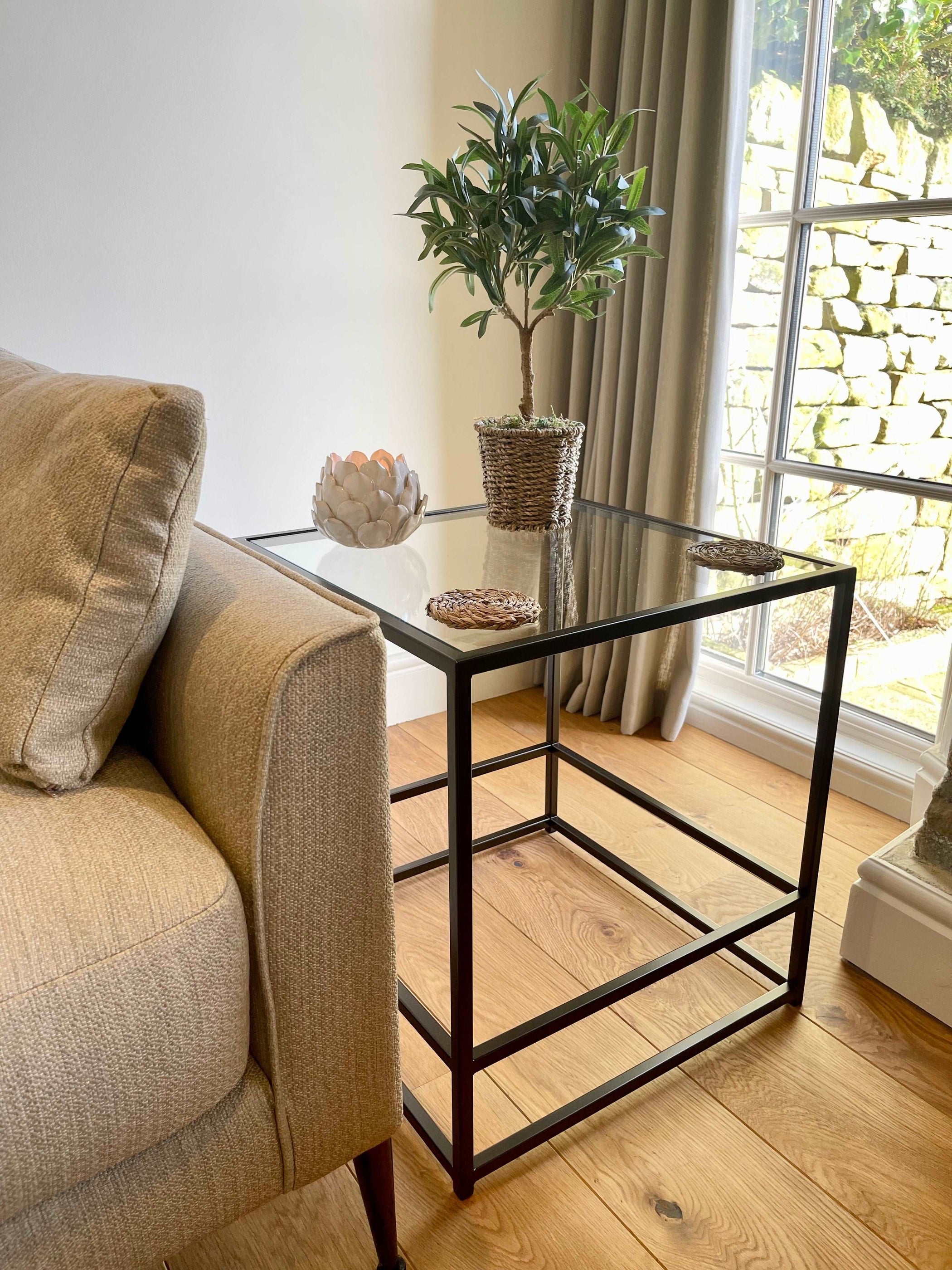 Dark Bronze Side Table UK — Rose And Walker