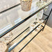 Glass Console Table - 3 Tier