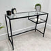Glass Metal Office Desk