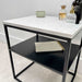 Marble Metal Bedside Table