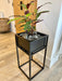 Metal Standing Square Planter Tall