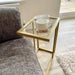 Glass Sofa Side End Table