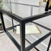 Glass Metal Dressing Table