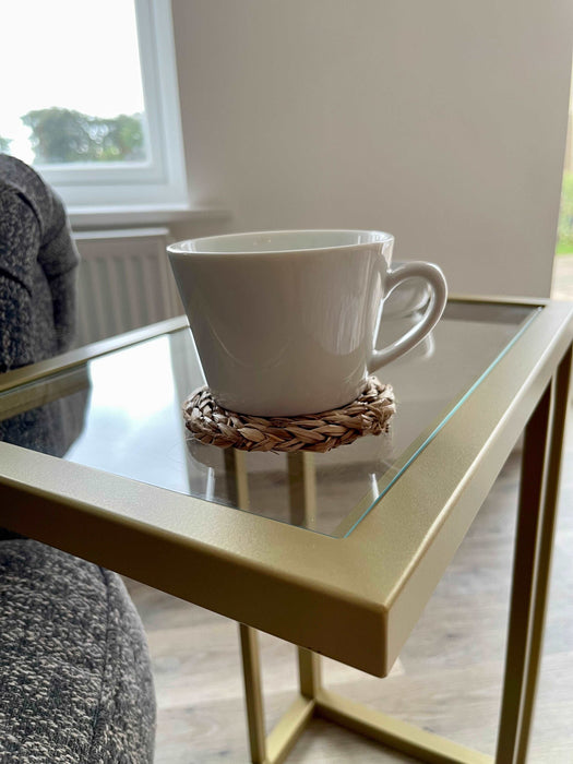 Glass Sofa Side End Table