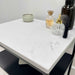 Marble Metal Bedside Table