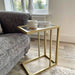 Glass Sofa Side End Table