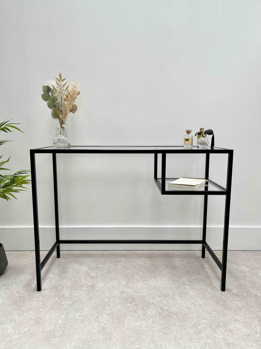 Glass Metal Dressing Table
