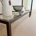 Glass Metal Console Table Dark Bronze
