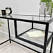Glass Metal Office Desk