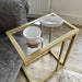 Glass Sofa Side End Table